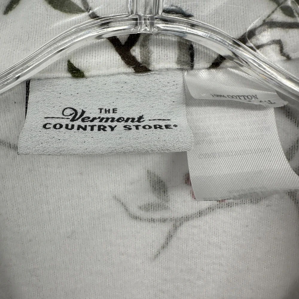 Vermont County Store Flannel Pajamas Size XL 1X‎ Birds 3 Piece Set Snow Cardinal